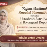 Kajian Muslimah Special Ramadhan bersama Ustadzah Astri Ivo di Bojongsari Depok