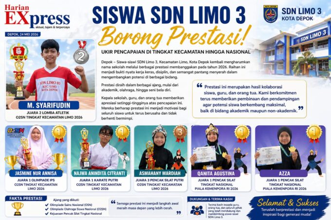 Siswa SDN Limo 3 Borong Prestasi, Sekolah Perkuat Pembinaan Berkelanjutan