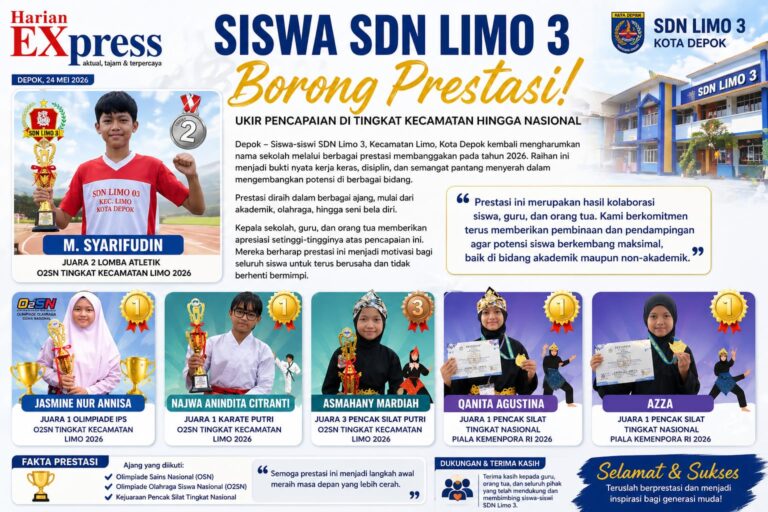 Siswa SDN Limo 3 Borong Prestasi, Sekolah Perkuat Pembinaan Berkelanjutan