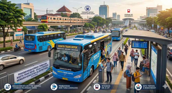 Dishub Depok Perluas Koridor Biskita Atasi Kemacetan