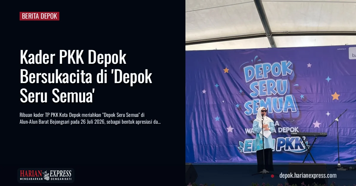 Kader PKK Depok Bersukacita di ‘Depok Seru Semua’