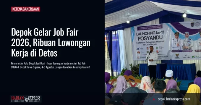 Depok Gelar Job Fair 2026, Ribuan Lowongan Kerja di Detos