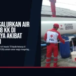 PMI Depok Salurkan Air Bersih ke 78 KK di Cipayung Jaya Akibat Kekeringan