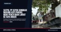 Satpol PP Depok Bongkar Warung Kopi Pangku, Bidik Penertiban Lanjut ke Raya Bogor