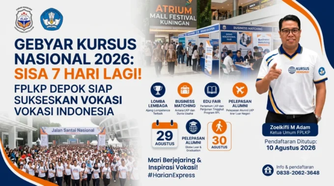 Menuju Gebyar Kursus Nasional 2026: DPC FPLKP Depok Ajak Insan Vokasi Berpartisipasi