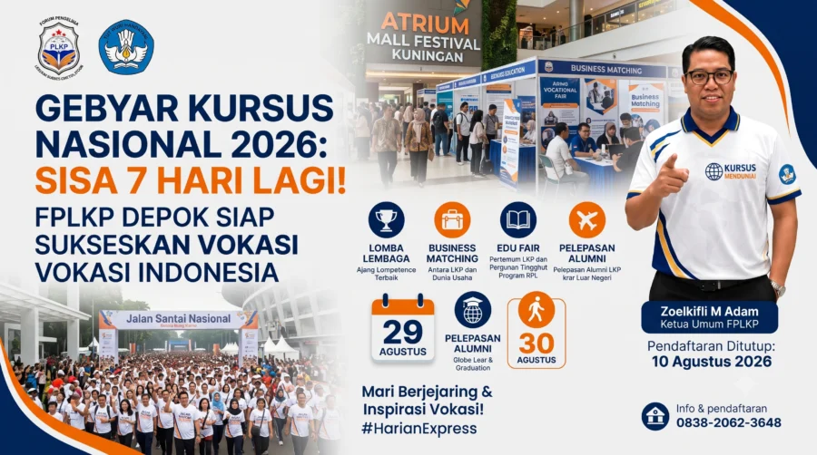 Menuju Gebyar Kursus Nasional 2026: DPC FPLKP Depok Ajak Insan Vokasi Berpartisipasi