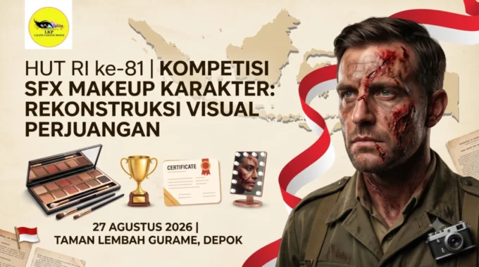 LKP Lalita Cahaya Maida Gelar Lomba Character Makeup Bertema Perjuangan di Depok