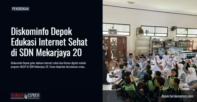 Diskominfo Depok Edukasi Internet Sehat di SDN Mekarjaya 20