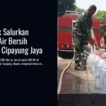 Kodim Depok Salurkan 8.000 Liter Air Bersih untuk Warga Cipayung Jaya