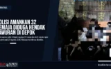 Polisi Amankan 32 Remaja Diduga Hendak Tawuran di Depok
