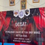 Debat dan Pemilihan Ketua-Wakil Ketua OSIS SMP Darul Ilmi Limo Depok