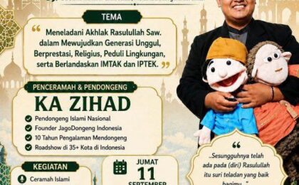 UPTD SDN Limo 2 dan 3 Gelar Maulid Nabi 1448 H, Hadirkan Ka Zihad
